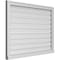 Ekena Millwork Vertical Surface Mount PVC Gable Vent: Functional, w/ 2"W x 2"P Brickmould Sill Frame, 40"W x 30"H GVPVE40X3003SF - alternate 2